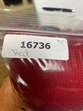 Load image into Gallery viewer, Vintage Bird Sweater Womens Red Poncho Cape Fringe Tie Hippie Glamping Ladies