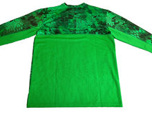 Load image into Gallery viewer, HUK Shirt Adult Small Green Performance Fishing Outdoor Spandex Camo Inferno Men