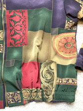 Load image into Gallery viewer, VTG Kensington Square Jacket Womens Extra Large Multi Color Baroque Abstract USA
