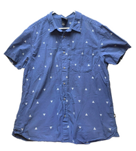 Load image into Gallery viewer, The North Face Shirt Adult Extra Large Slate Blue Embroidery Chest Pocket Mens