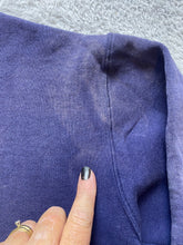 Load image into Gallery viewer, Vintage Coconut Grove Sweater Adult Medium Purple Embroidered Patch Fleece Mens