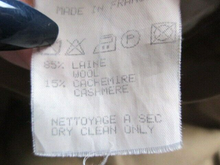 Load image into Gallery viewer, Bernard Zins Pants Womens 28x26 Kashmir & Wool Cashmere Pleated Straight Trouser