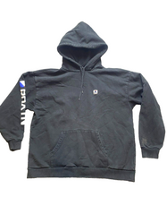 Load image into Gallery viewer, Brixton Sweatshirt Adult Large Black Fleece BRXTN Spellout Hoodie Sweater Mens