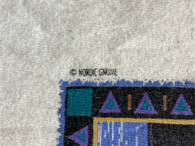 Load image into Gallery viewer, VTG Horse Shirt Adult Extra Large Dingy White Blue Bell Lodge Custer Park Mens