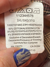 Load image into Gallery viewer, Wrangler Shirt Adult 3XL Maroon Beige Plaid Button Up Pocket Outdoor Camping Men