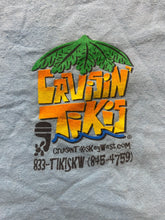 Load image into Gallery viewer, Cruisin Tikis Shirt Adult 2XL XXL Blue Key West Bar Hoping Animals Gecko Mens