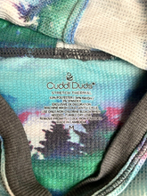 Load image into Gallery viewer, Cuddle Duds Sweater Womens Medium Blue Green Stretch Thermal Hoodie Naturecore