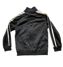 Load image into Gallery viewer, Nike Jacket Youth 4 Black Swoosh Embroidered Logo Zip Up Track Windbreaker Boys