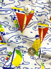 Load image into Gallery viewer, Vintage Jantzen Skirt Womens 14 (31x18) AOP Sailing Sailboat A-Line Pencil USA