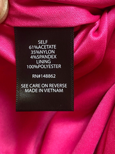 Load image into Gallery viewer, Torrid Shirt Womens 2 2X Fuchsia Corset Cropped Back Zip Nylon Spandex Plus