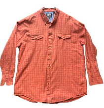 Load image into Gallery viewer, Roper Shirt Adult Extra Large Linen Blend Western Rodeo Flip Cuffs Contrast Mens