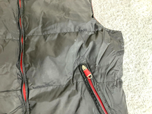 Load image into Gallery viewer, Puffer Vest Adult Large Black Full Zip Pockets Quilted Outdoor Outerwear Mens