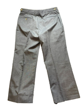 Load image into Gallery viewer, Woodmere Pants Adult 36R Gray Flat Front Wool Blend Casual Trouser Dress Mens