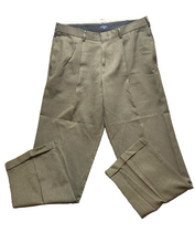 Load image into Gallery viewer, Dockers Pants Adult 36x34 Light Brown Pleated Straight Leg Trouser Dress Mens