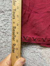 Load image into Gallery viewer, Just Cruising Pants Womens Free Size (30x20) Boho Wide Leg Embroidered Cruise