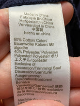 Load image into Gallery viewer, J Crew Sweatshirt Adult Small Navy Blue Cloudspun Fleece Button Collar Mens