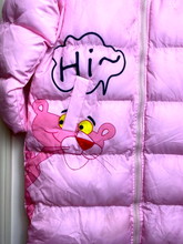 Load image into Gallery viewer, KiKiMax Jacket Womens 1X Pink Panther Quilted Parka Hoodie 90s Zip Up Plus Lady