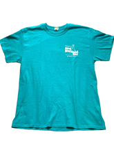 Load image into Gallery viewer, The Nauti Mermaid Shirt Adult Large Teal Green Fisherman's Inn Big Fish Mens