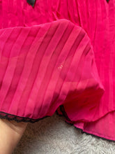 Load image into Gallery viewer, Cacique Nightgown Womens 18/20 Black Pink Lingerie Nylon Spandex Babydoll Lace