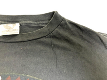 Load image into Gallery viewer, Vintage Hollywood California Shirt Adult Large Black Retro Palm Trees 90s Mens