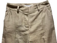 Load image into Gallery viewer, Trina Turk Pants Womens 6 Tan Wide Leg High Rise Front Pockets Womens