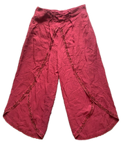 Load image into Gallery viewer, Just Cruising Pants Womens Free Size (30x20) Boho Wide Leg Embroidered Cruise