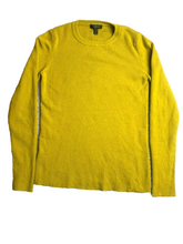 Load image into Gallery viewer, J Crew Sweater Junior Medium Mustard Wool Nylon Stretch Outerwear Pullover Girls