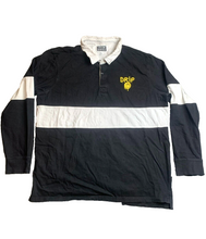 Load image into Gallery viewer, Cornerstore Bodega Shirt Adult Extra Large Black White Rugby Drip Polo Mens