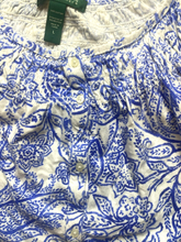 Load image into Gallery viewer, Lauren Ralph Lauren Shirt Womens Large Blue AOP Paisley Floral Tank Blouse Lady