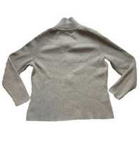 Load image into Gallery viewer, Eddie Bauer Sweater Womens Extra Large Gray Outdoor Nylon Zip Up Cardigan Ladies