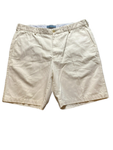 Load image into Gallery viewer, Peter Millar Shorts Adult 38 Off White Flat Front Slash Pocket Crown Chino Mens
