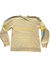 Load image into Gallery viewer, Hypersensitive Sweatshirt Adult Small Tan Sweater Independent Trading Co Mens