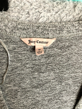 Load image into Gallery viewer, Juicy Couture Sweater Womens Medium Gray Open Front Cardigan Oversized Tunic