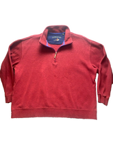 Load image into Gallery viewer, Orvis Sweater Adult Extra Large 1/4 Zip Fleece Embroidered Logo Outerwear Mens