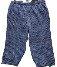 Load image into Gallery viewer, Tommy Bahama Pajama Pants Adult Extra Large Blue Cropped Lounge Fish AOP Mens