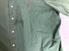 Load image into Gallery viewer, Ralph Lauren Shirt Adult 2XL XXL Green Button Up Classic Fit Purple Pony Mens