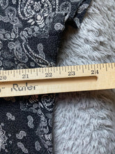 Load image into Gallery viewer, Riley & James Dress Womens 2X Black White AOP Paisley Floral Boho Rayon Spandex