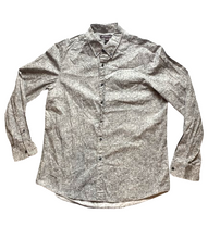Load image into Gallery viewer, Michael Kors Shirt Adult Large Gray Black Button Up Classic Fit Casual Mens