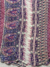 Load image into Gallery viewer, Lucky Brand Shirt Womens 1X Navy Pink AOP Paisley Boho Peasant Flowy Blouse Plus