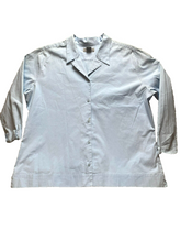 Load image into Gallery viewer, Eddie Bauer Shirt Womens 2XL XXL Button Up Collared Blouse Spandex Casual Ladies