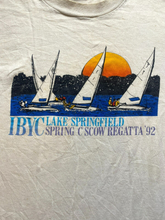 Load image into Gallery viewer, Spring C Scow Regatta Shirt Adult Extra Large Single Stitch Boat Sailing 90s Men