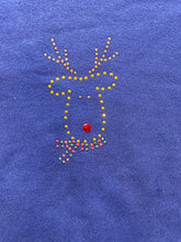 Load image into Gallery viewer, Rudolph The Red Nose Reindeer Sweater Adult Extra Large Rhinestones Fleece Mens