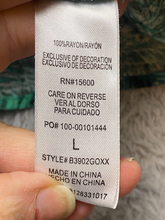 Load image into Gallery viewer, Democracy Shirt Womens Large Cold Shoulder Front Tie V-Neck Rayon Ladies