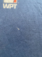 Load image into Gallery viewer, World Poker Tour Shirt Adult Extra Large Navy Blue Gambling Texas Cards WPT Mens