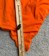Load image into Gallery viewer, Kitty & Vibe Swimsuit Womens 5XLR Orange Solid One Piece Swimwear Ladies NWOT