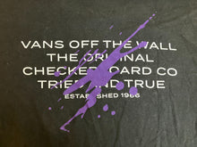 Load image into Gallery viewer, Vans Off The Wall Shirt Adult Medium Black Checkered Board Classic Fit Mens