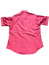 Load image into Gallery viewer, Vintage Hampshire House by Van Heusen Shirt Adult 16 Pink Bradley Button Up Mens