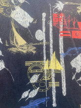 Load image into Gallery viewer, Penguin By Munsingwear Shirt Adult 2XL Navy Blue Boating Fishing AOP Polo Mens