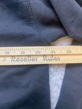 Load image into Gallery viewer, North Coast Sweater Adult Medium Black Purple 1/4 Zip Collared Tattoo Artsy Mens