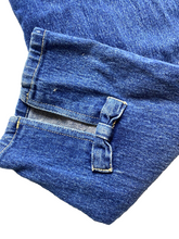 Load image into Gallery viewer, CPI Projections Jeans Womens 40x25 Blue Denim Ankle Slit Capri Tapered Ladies